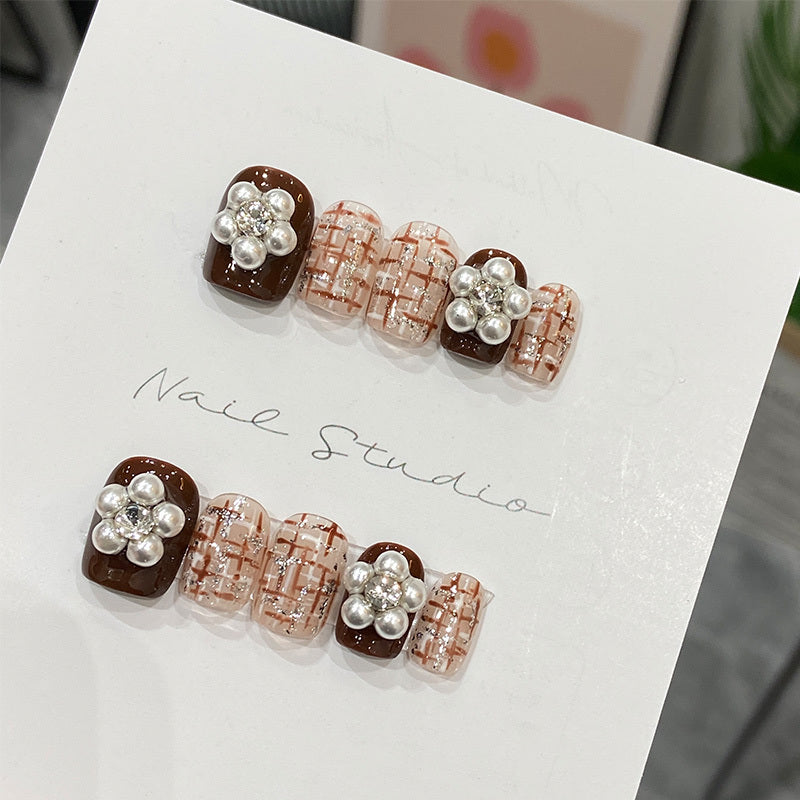 New Year Bride Nail Art - Customizable Length Options
