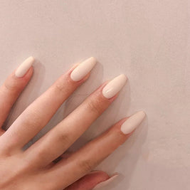 Creative Solid Color Press On Nails - 12 Shade Collection