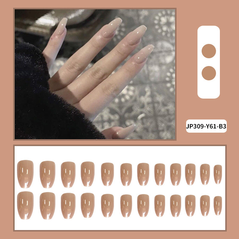 Creative Solid Color Press On Nails - 12 Shade Collection