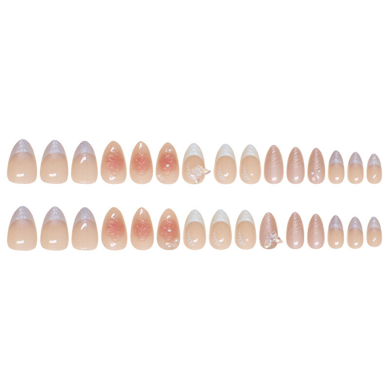 Wearable Nail Art - Flashing 3D Butterfly Tips