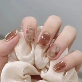 Premium Camellia Nail Art - Complete Press On Nail Kit

