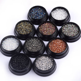 Professional Nail Rhinestones - Comfort-Fit Micro Diamonds

