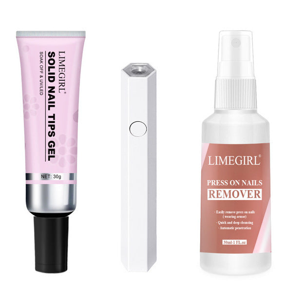 Solid State Nail Tip Glue