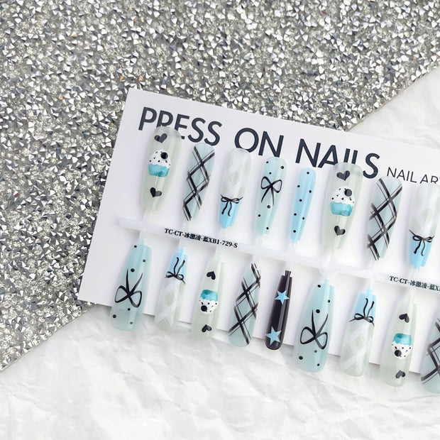 Sweet Cool INS Style Nails - Affordable Luxury Tips
