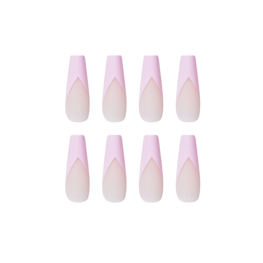 Coffin Shape Press On Nails - 24pc Luxury False Nails