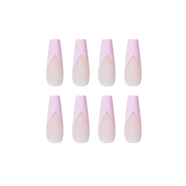 Coffin Shape Press On Nails - 24pc Luxury False Nails