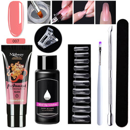 7-Piece Nail Extender Kit - UV/LED Crystal Resin Set