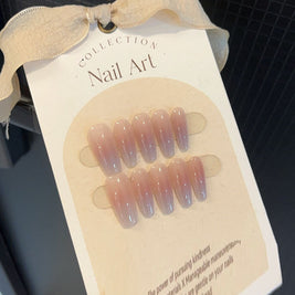 Blush Gradient Nude Nails - Sweet Tea Color Press-On Tips