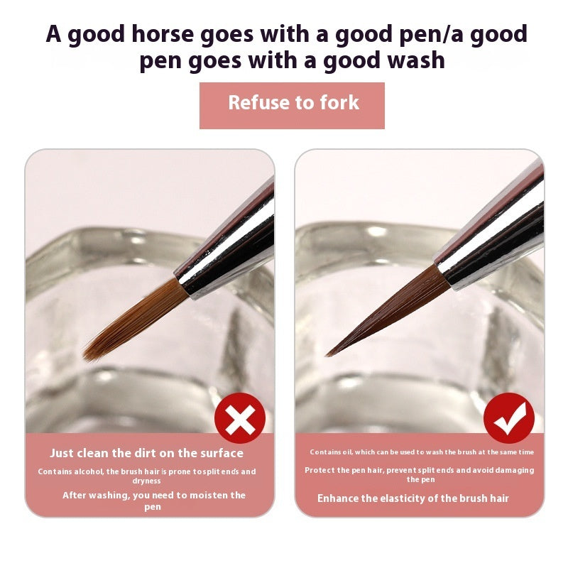 Nail Brush Washing Hydrogel