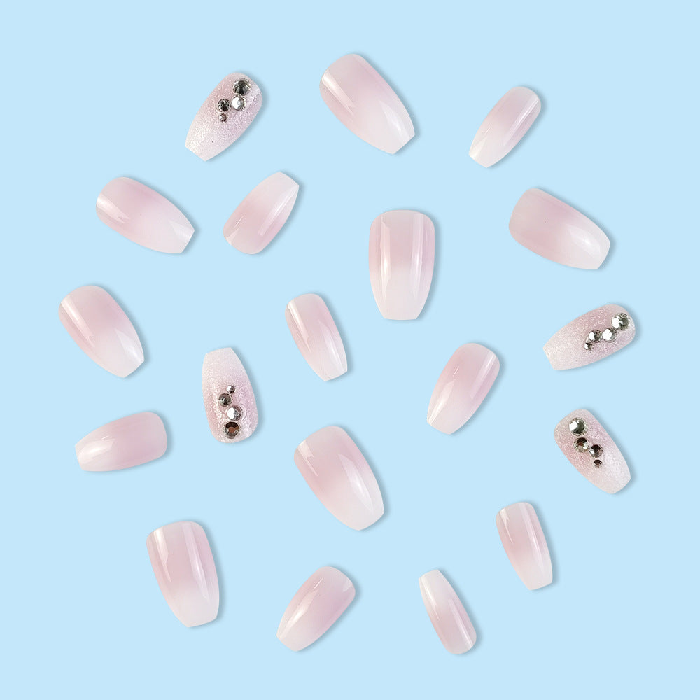 Gradient Nail Tips – Autumn-Winter Press-On Set
