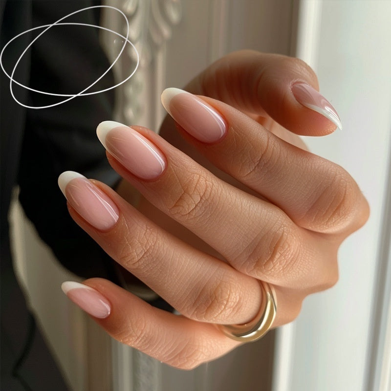 Starry Sky Short Square Nail Tips - European Square Press On Nails