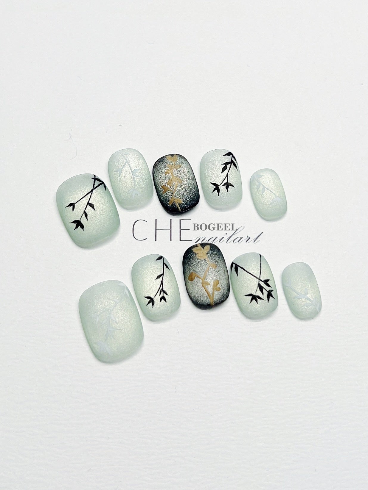 Summer Short Square Fake Nails – Round Edge Nail Tip