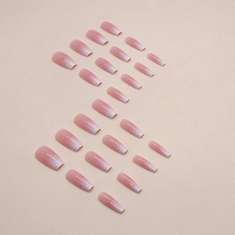 Wearable Fake Nails - Elegant Ballet Manicure