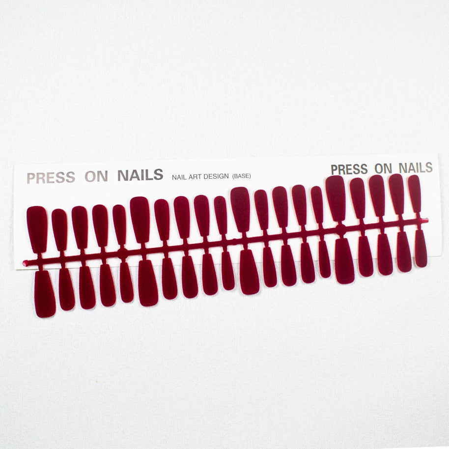 Wearable Press On Nails - Quick Application Velvet Design