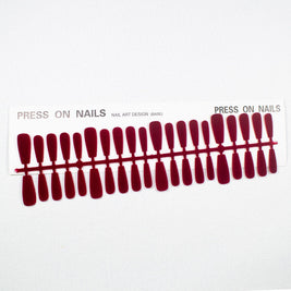 Wearable Press On Nails - Quick Application Velvet Design