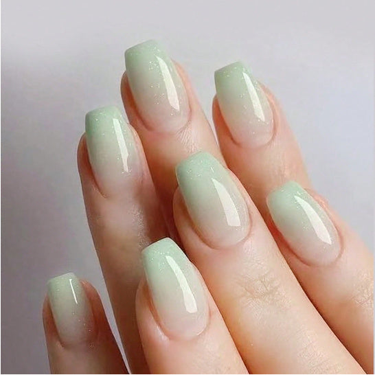 Wearable Fake Nails - Elegant Ballet Manicure
